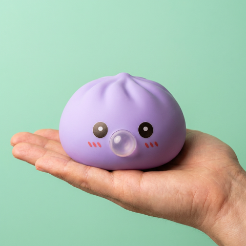 Big Dumpling Squishy Blu Oceano — squishy antistress slow-rise kawaii