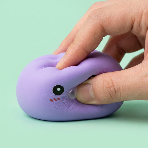 Big Dumpling Squishy Blu Oceano — squishy antistress slow-rise kawaii