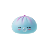 Dumpling Squishy Frost Blue Rare Blow Cestino Bambù — squishy antistress slow-rise kawaii