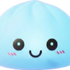 Dumpling Squishy Luce Notturna Blu Aurora — squishy antistress slow-rise kawaii
