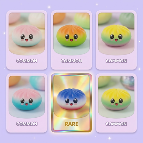 Mystery Dumpling Squishy Kawaii Adorabile — squishy antistress slow-rise kawaii