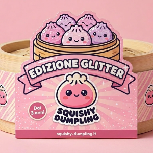 Collezione Glitter & Brillantini — cestino effetto bambù EDIZIONE