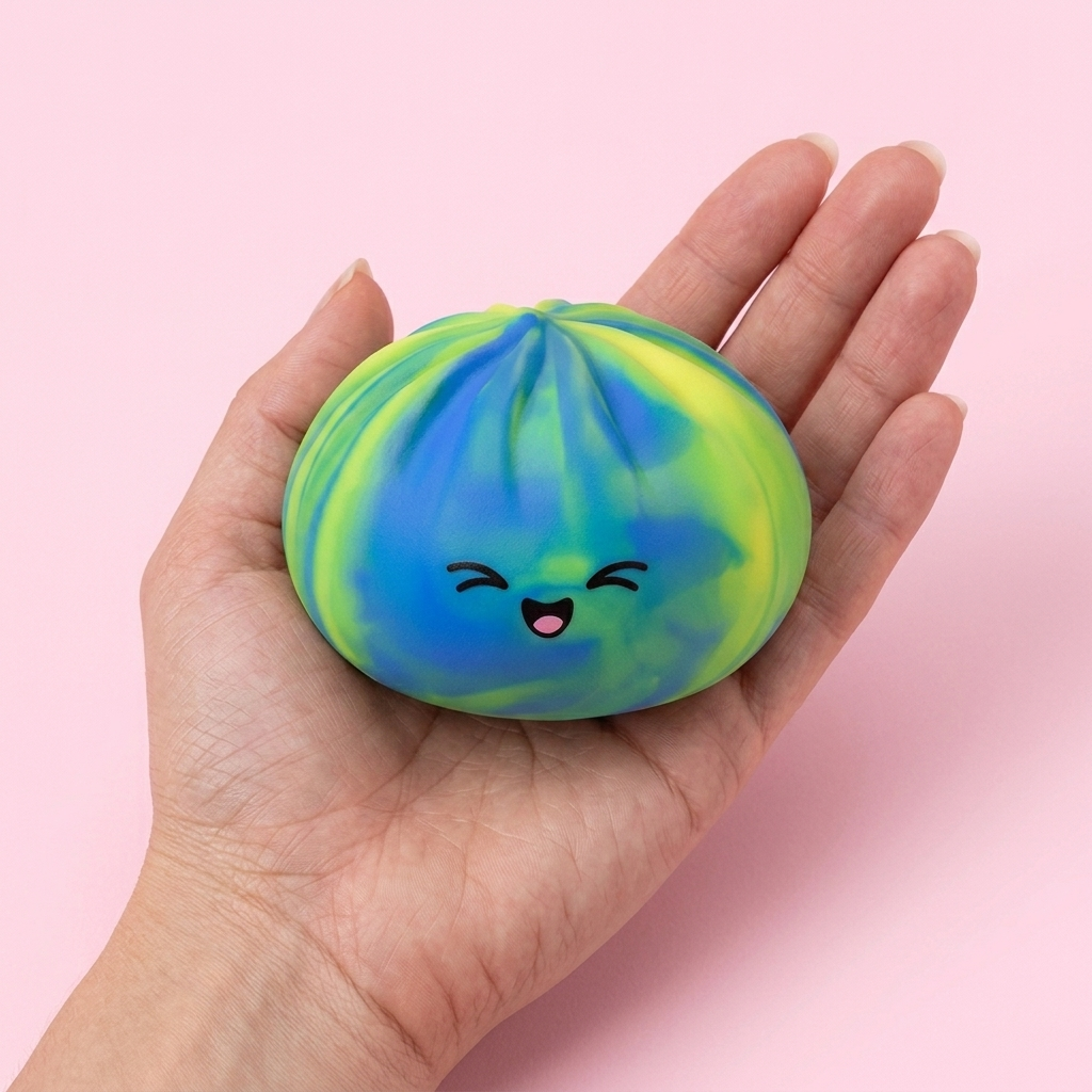 Rainbow Dumpling Squishy Multicolore — squishy antistress slow-rise kawaii