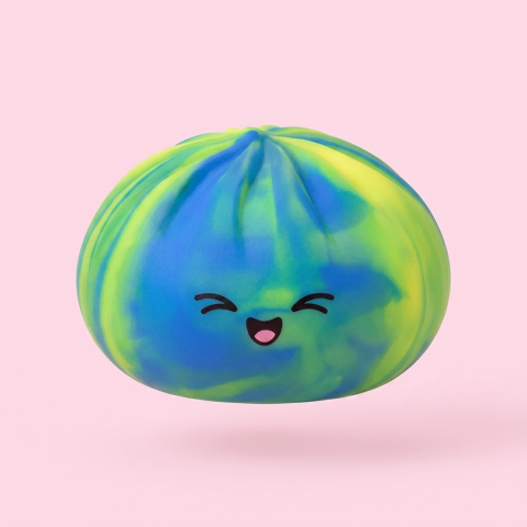 Rainbow Dumpling Squishy Multicolore — squishy antistress slow-rise kawaii