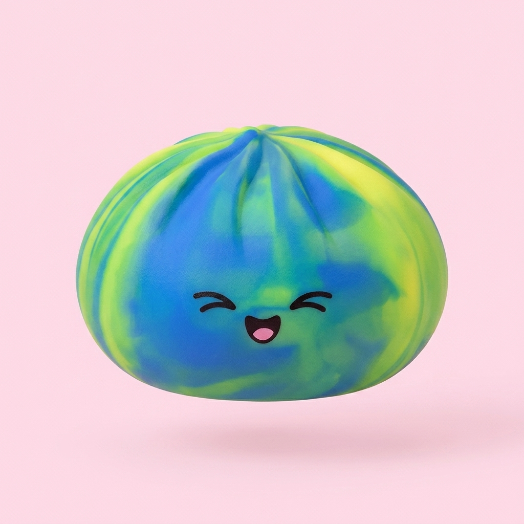 Rainbow Dumpling Squishy Multicolore — squishy antistress slow-rise kawaii