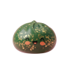 Dumpling Squishy Glitter Verde Smeraldo — squishy antistress slow-rise kawaii