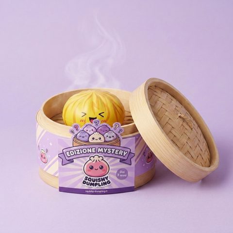 Dumpling Squishy Bun Mistero Soffice — squishy antistress slow-rise kawaii