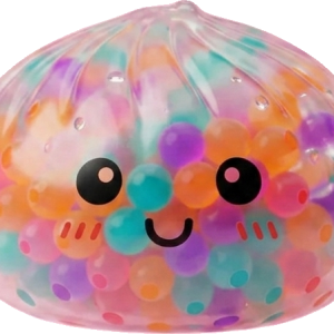 Squishy Dumpling Multicolore con Cestino Vapore — squishy antistress slow-rise kawaii