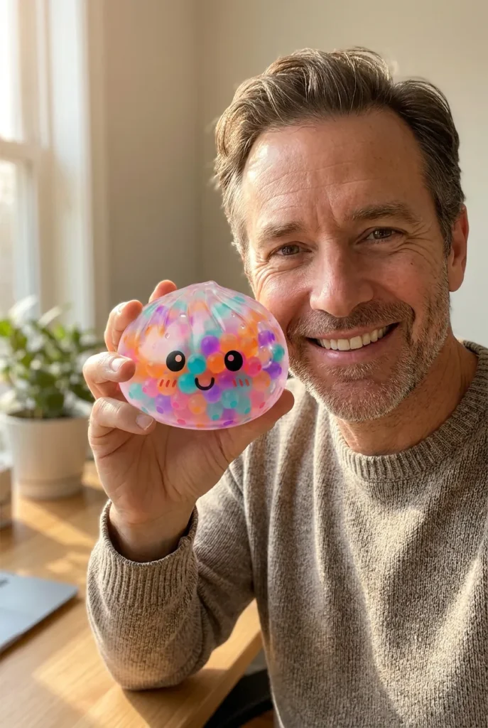 Squishy Dumpling Multicolore con Cestino Vapore — squishy antistress slow-rise kawaii