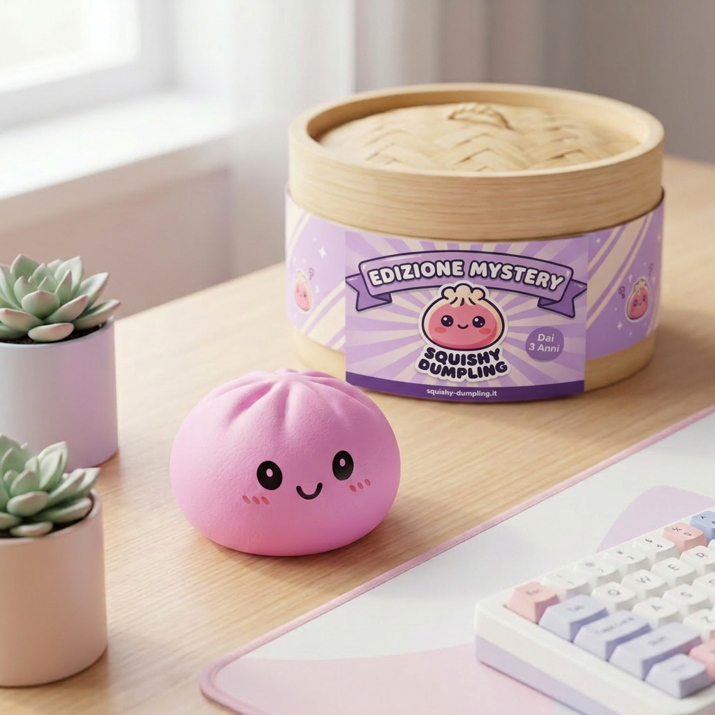 Squishy Dumpling Mystery Box Sorpresa Bamboo — squishy antistress slow-rise kawaii