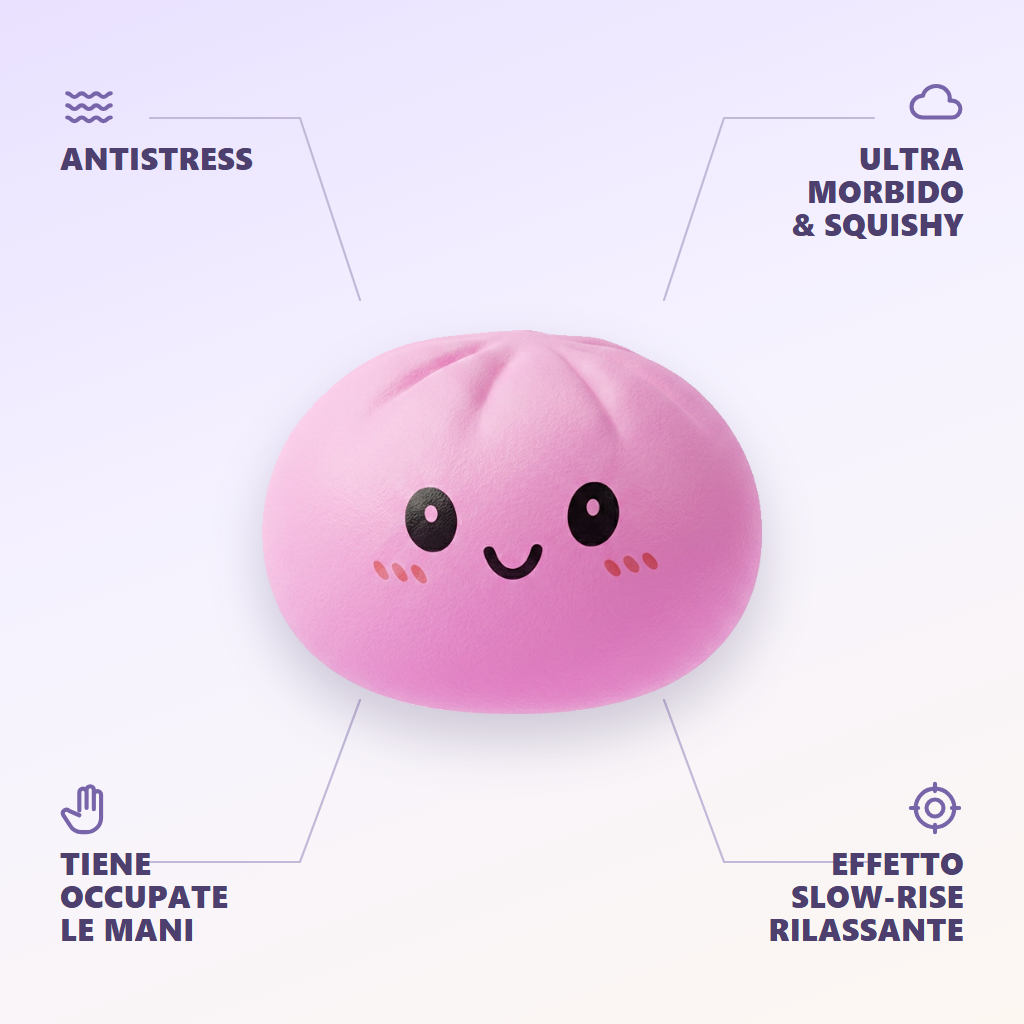 Squishy Dumpling Mystery Box Sorpresa Bamboo — squishy antistress slow-rise kawaii