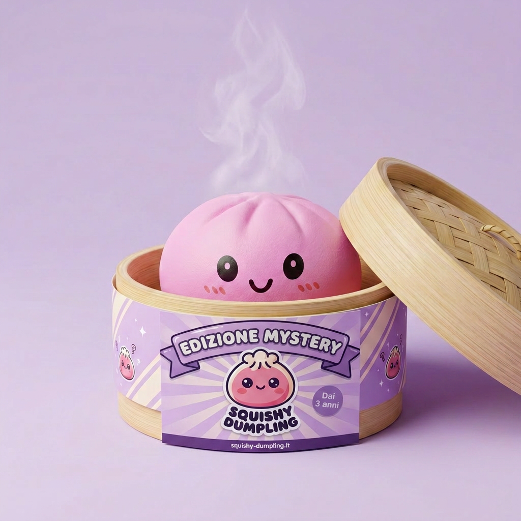 Squishy Dumpling Mystery Box Sorpresa Bamboo — squishy antistress slow-rise kawaii