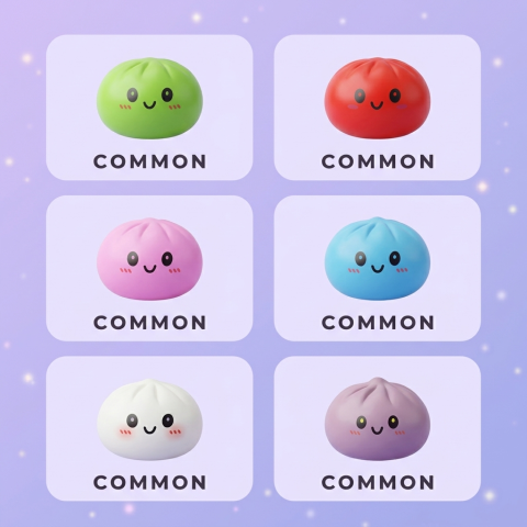 Squishy Dumpling Mystery Box Sorpresa Bamboo — squishy antistress slow-rise kawaii