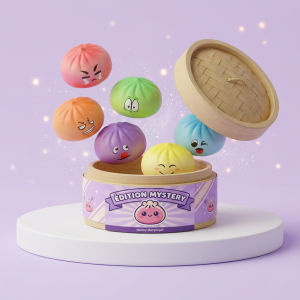Dumpling Squishy Mystery Bun Fidget Sorpresa — squishy antistress slow-rise kawaii