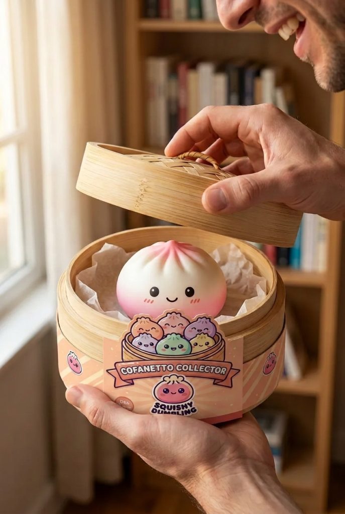 Dumpling Squishy Collection Set da 6 — squishy antistress slow-rise kawaii