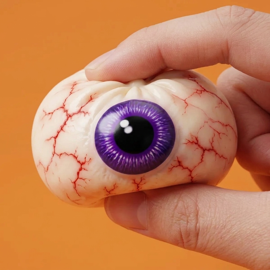 Squishy Dumpling Occhio Halloween Realistico — squishy antistress slow-rise kawaii