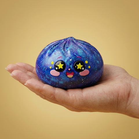 Galaxy Dumpling Squishy Cosmico — squishy antistress slow-rise kawaii