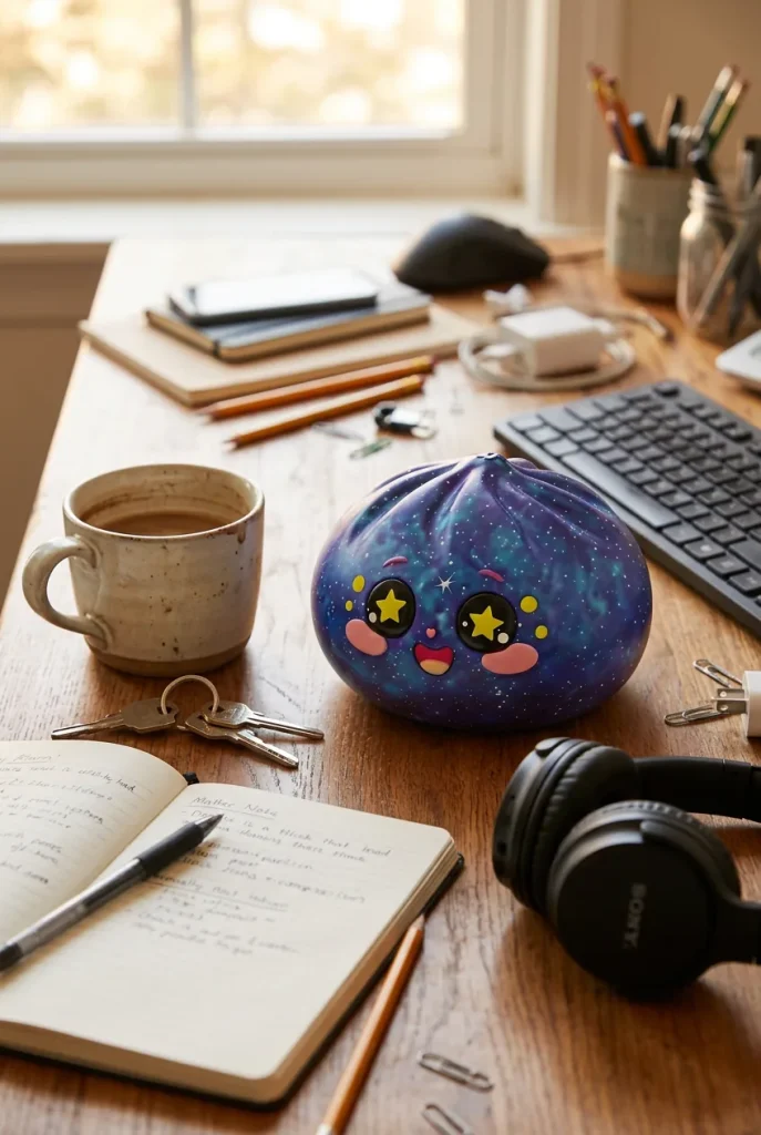 Galaxy Dumpling Squishy Cosmico — squishy antistress slow-rise kawaii