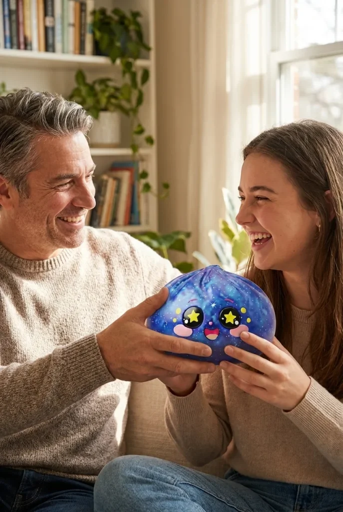 Galaxy Dumpling Squishy Cosmico — squishy antistress slow-rise kawaii