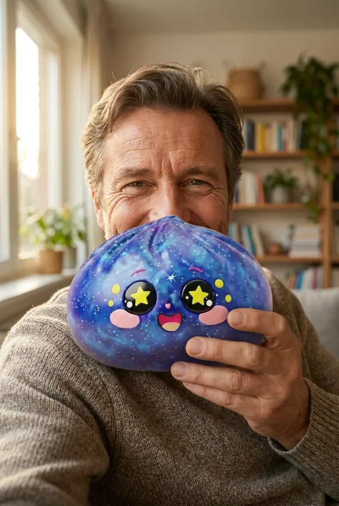 Galaxy Dumpling Squishy Cosmico — squishy antistress slow-rise kawaii