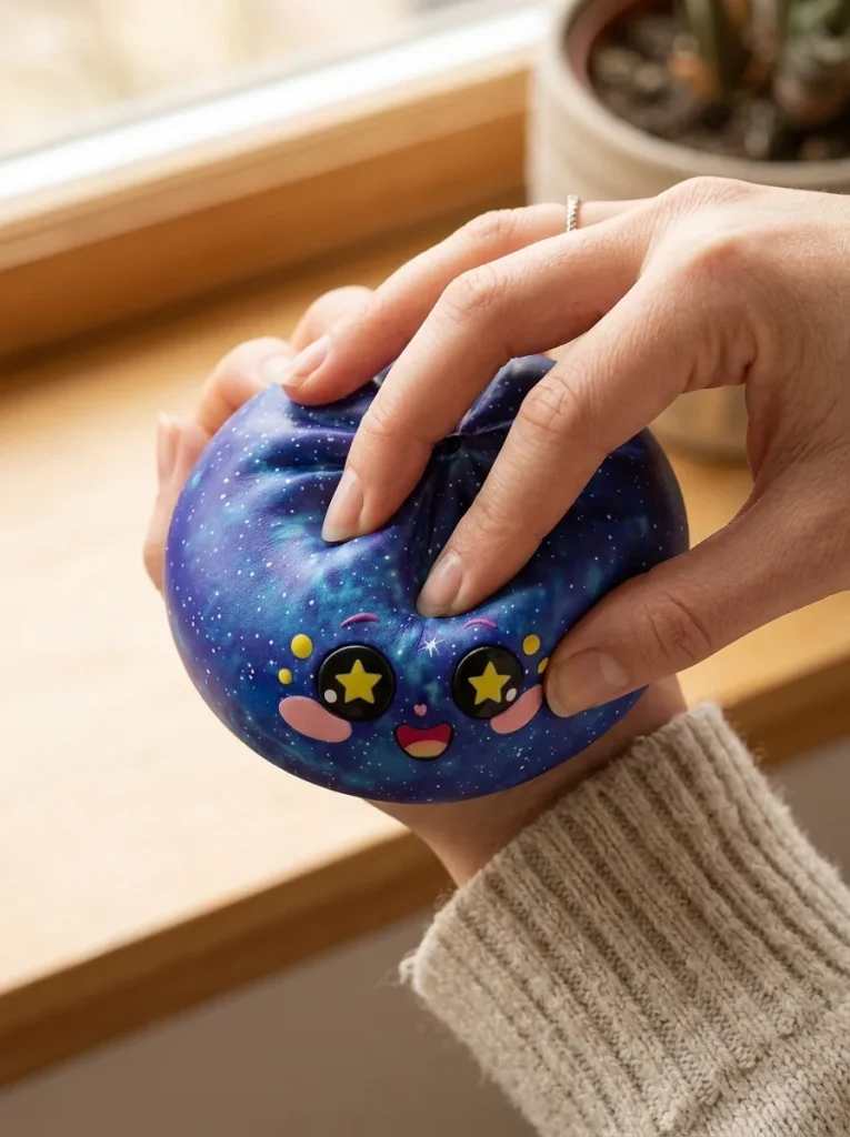 Galaxy Dumpling Squishy Cosmico — squishy antistress slow-rise kawaii