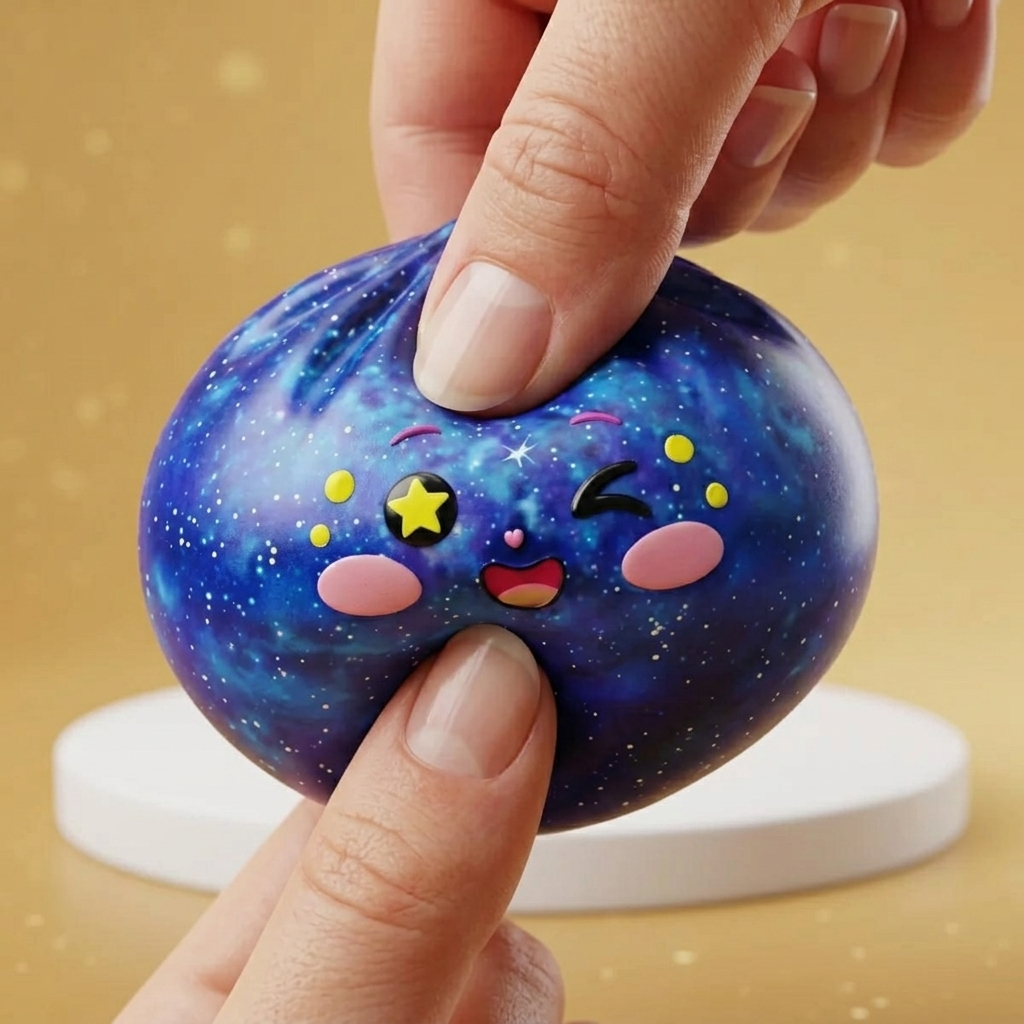 Galaxy Dumpling Squishy Cosmico — squishy antistress slow-rise kawaii