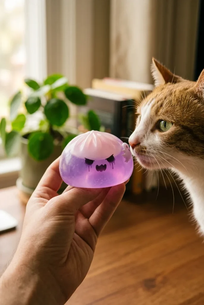 Ghost Dumpling Squishy Boo Fantasma Bambù — squishy antistress slow-rise kawaii