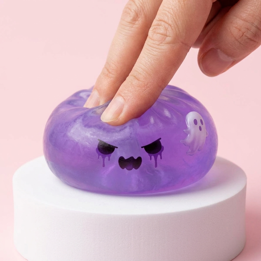 Ghost Dumpling Squishy Boo Fantasma Bambù — squishy antistress slow-rise kawaii