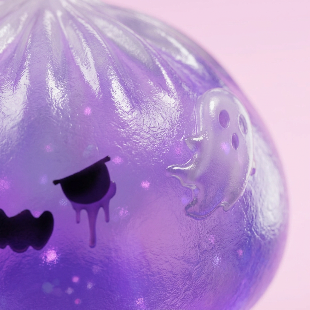 Ghost Dumpling Squishy Boo Fantasma Bambù — squishy antistress slow-rise kawaii