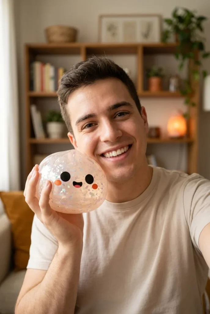 Ghost Dumpling Squishy Halloween Glitter — squishy antistress slow-rise kawaii