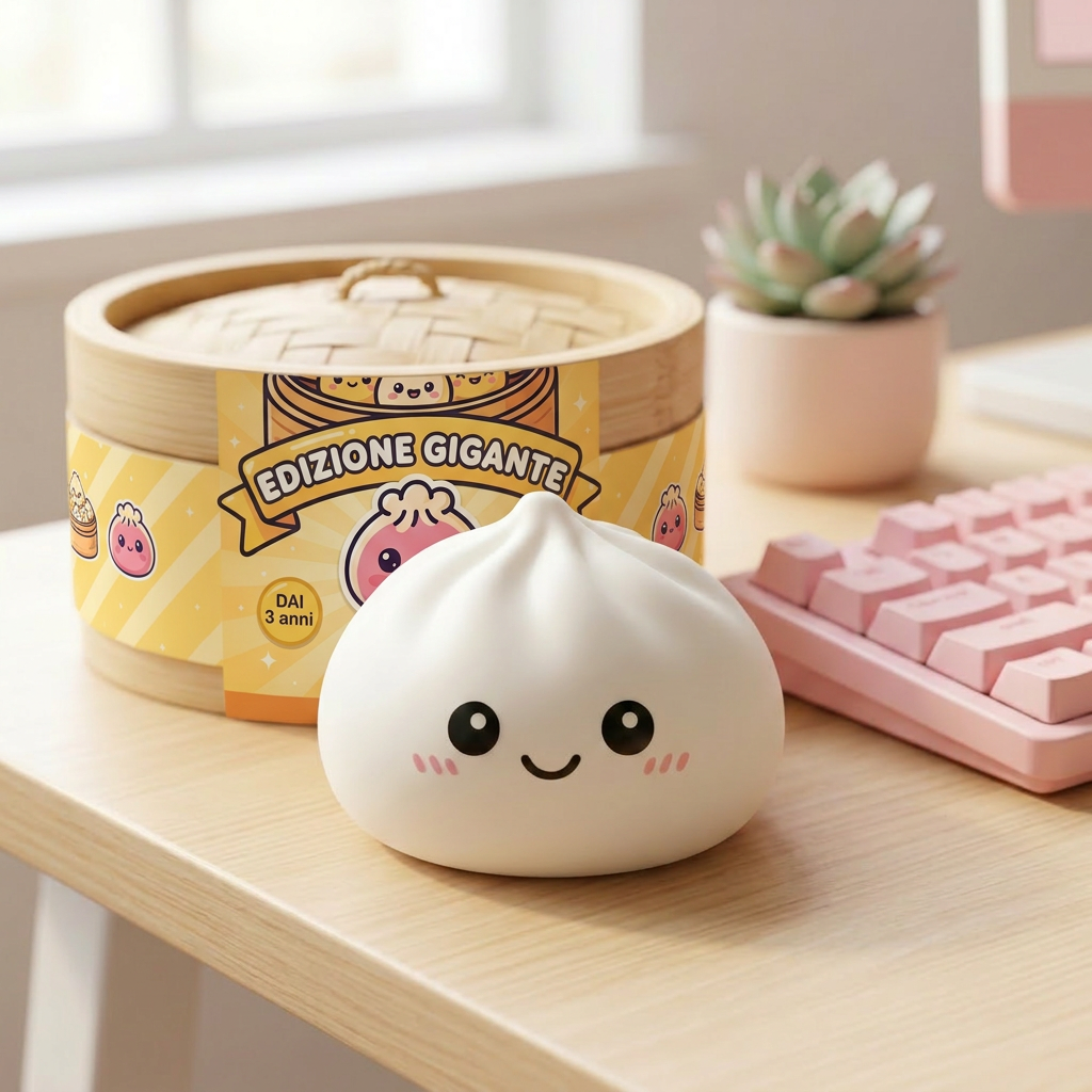 Giant Dumpling Squishy XXL 25 cm — squishy antistress slow-rise kawaii