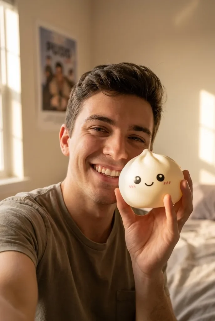 Giant Dumpling Squishy XXL 25 cm — squishy antistress slow-rise kawaii