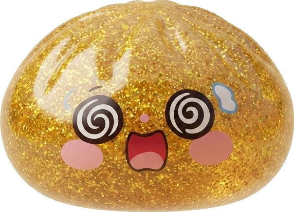 Gold Dumpling Squishy Dorato della Fortuna — squishy antistress slow-rise kawaii