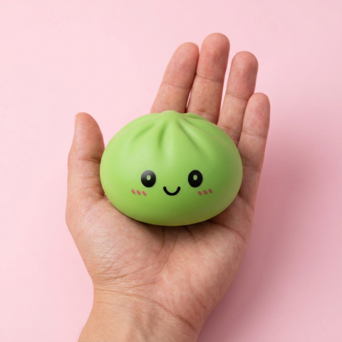 Dumpling Squishy Verde Matcha — squishy antistress slow-rise kawaii