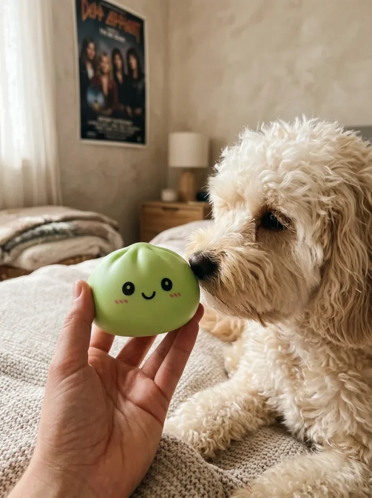 Dumpling Squishy Verde Matcha — squishy antistress slow-rise kawaii