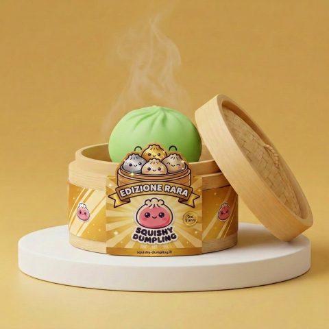 Dumpling Squishy Matcha Verde Rare Blow — squishy antistress slow-rise kawaii
