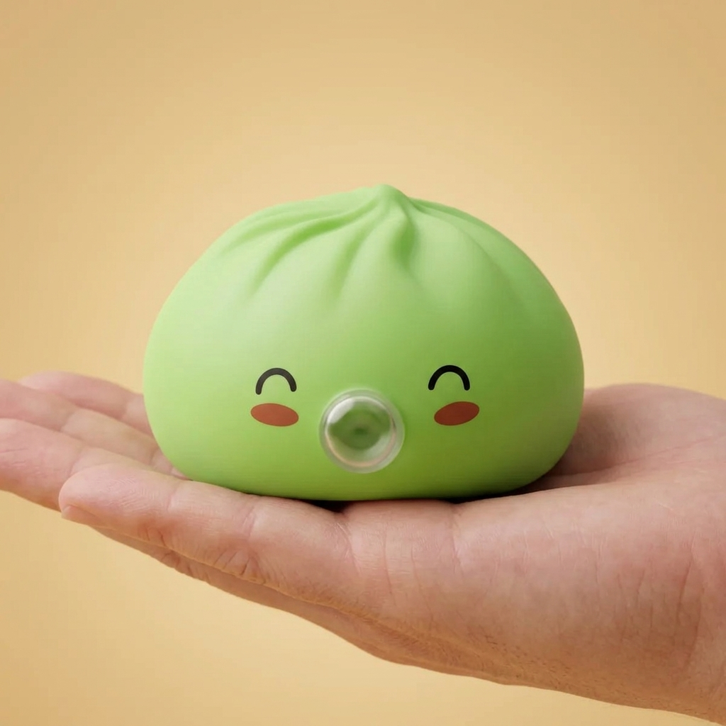 Dumpling Squishy Matcha Verde Rare Blow — squishy antistress slow-rise kawaii