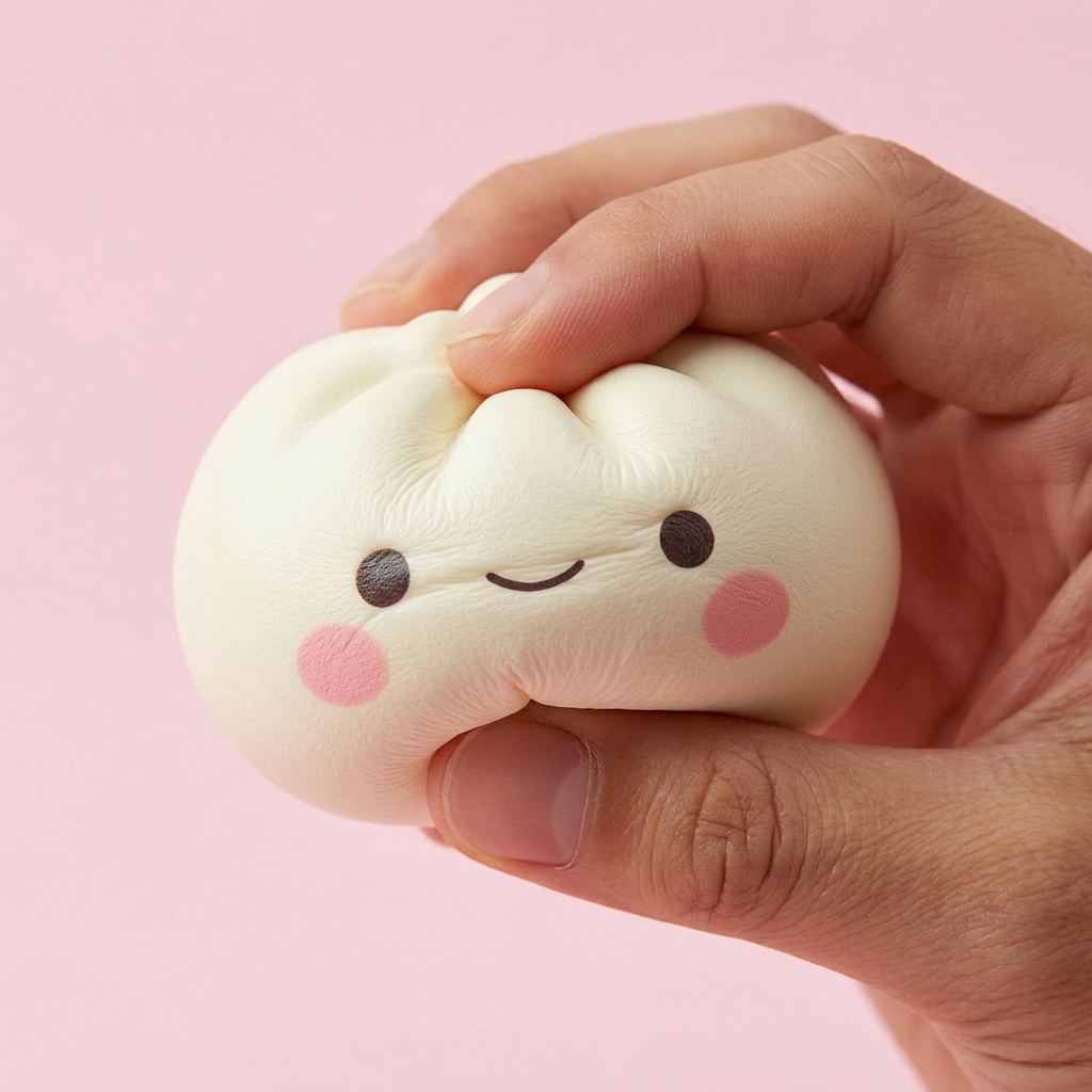 Dumpling Squishy Giapponese Kawaii — Lotto da 12 Blind Box — squishy antistress slow-rise kawaii