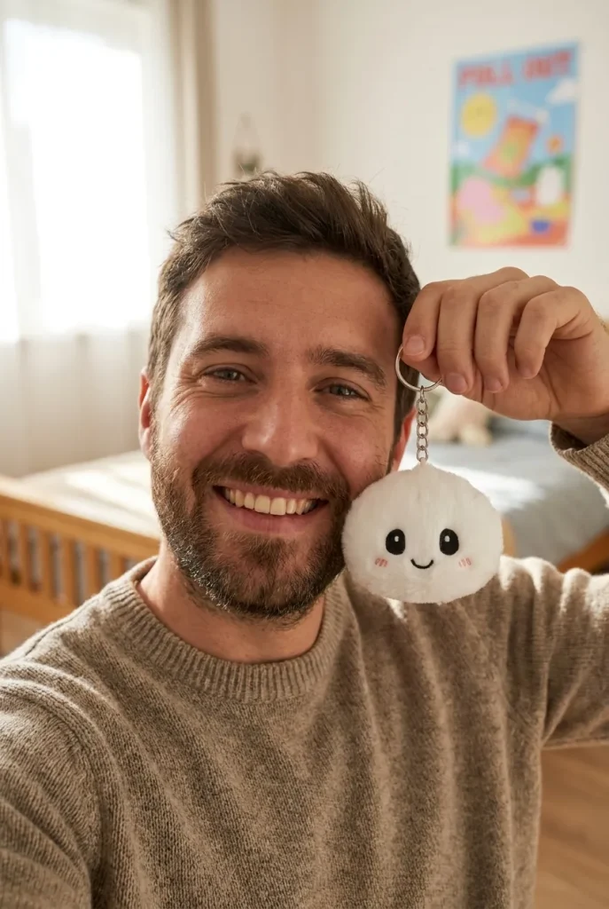 Dumpling Squishy Portachiavi Peluche x6 — squishy antistress slow-rise kawaii
