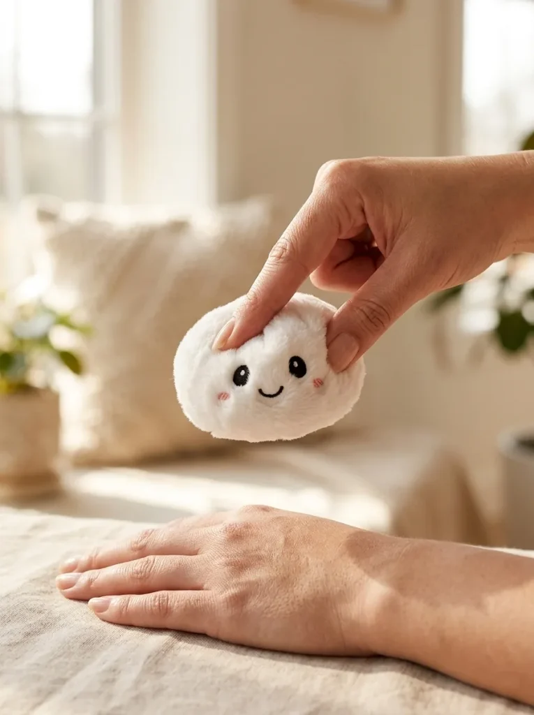 Dumpling Squishy Portachiavi Peluche x6 — squishy antistress slow-rise kawaii