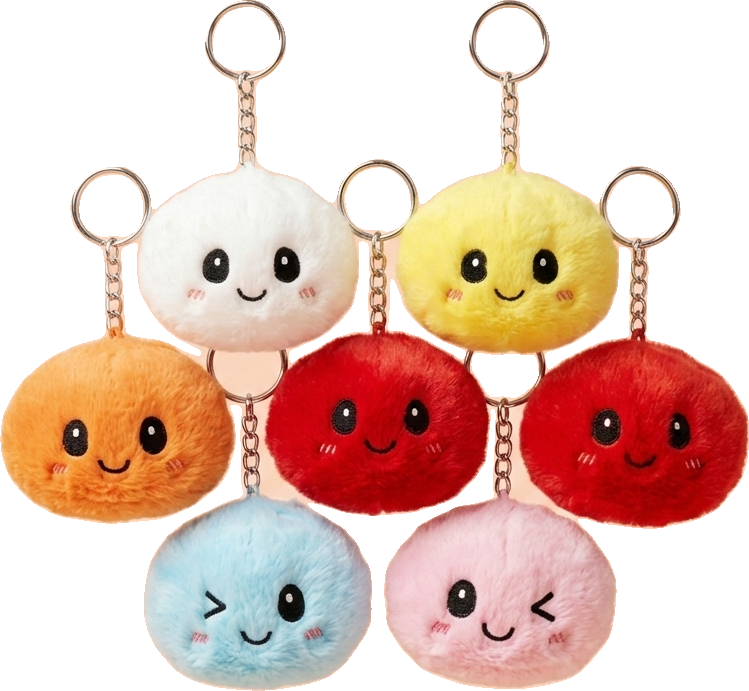 Dumpling Squishy Portachiavi Peluche x6 — squishy antistress slow-rise kawaii