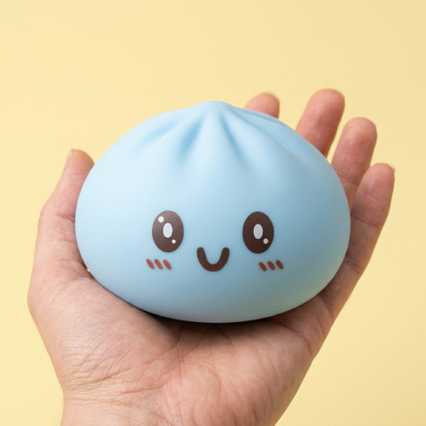 Giant Dumpling Squishy Blu Jumbo — squishy antistress slow-rise kawaii
