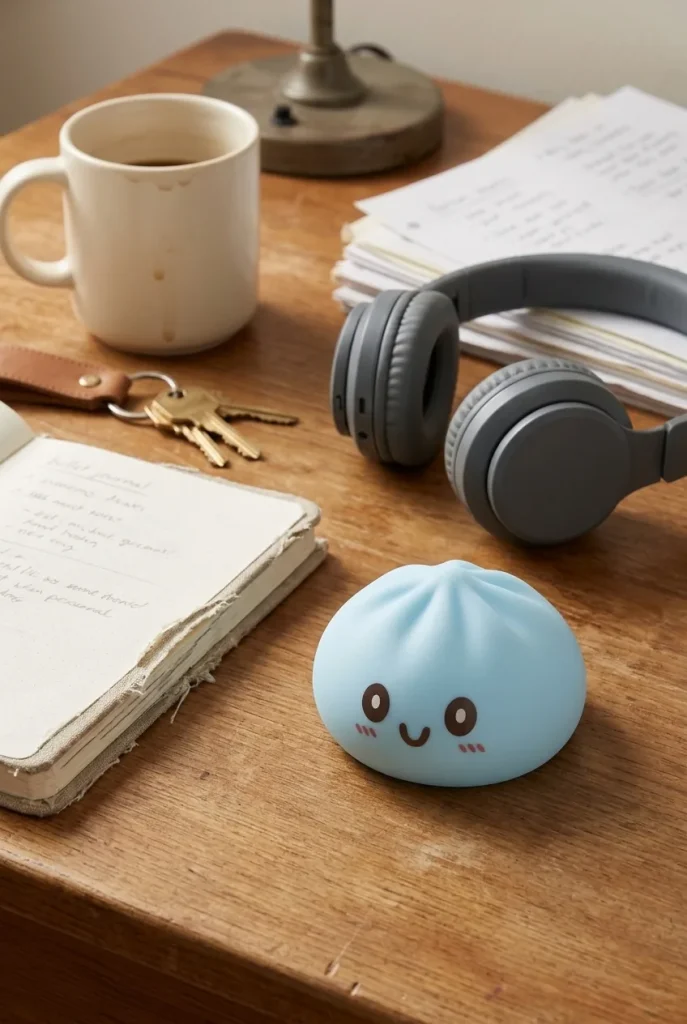 Giant Dumpling Squishy Blu Jumbo — squishy antistress slow-rise kawaii
