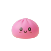 Giant Dumpling Squishy Rosa — squishy antistress slow-rise kawaii