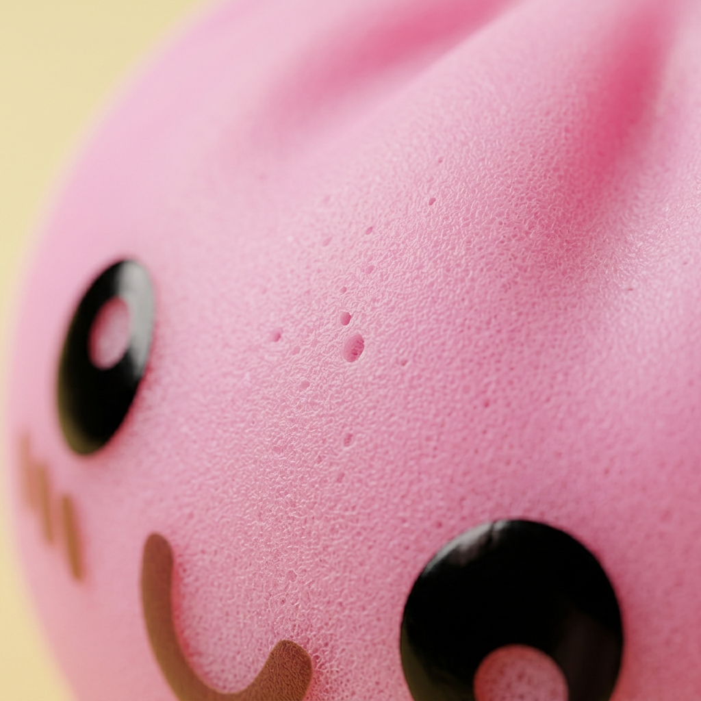 Giant Dumpling Squishy Rosa — squishy antistress slow-rise kawaii