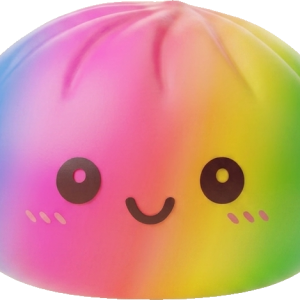 Rainbow Dumpling Squishy Gigante — squishy antistress slow-rise kawaii