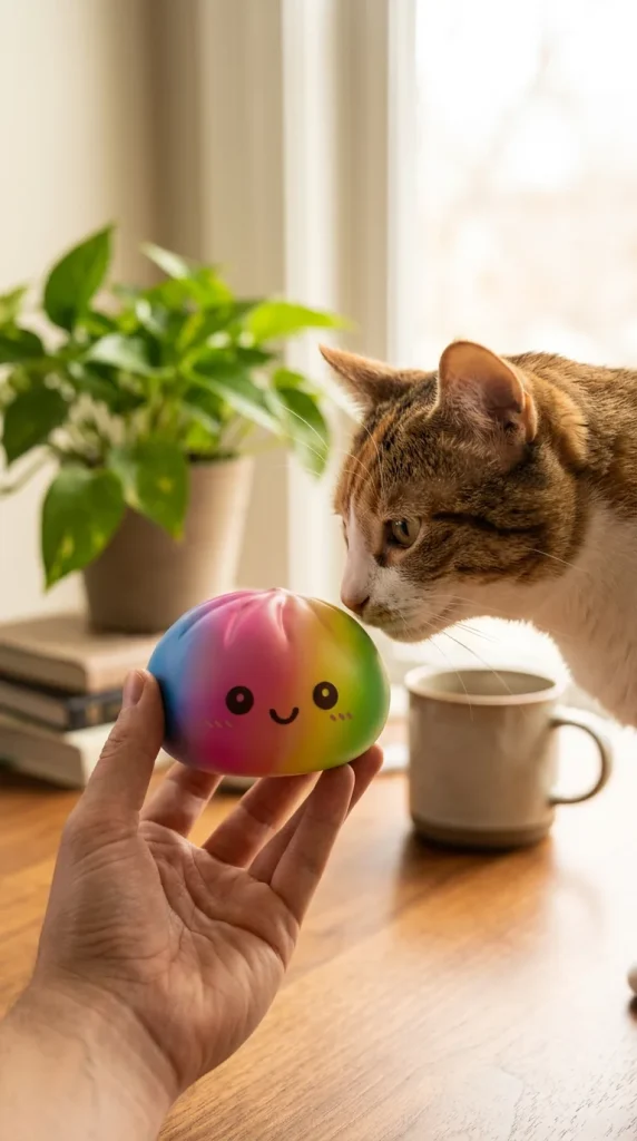 Rainbow Dumpling Squishy Gigante — squishy antistress slow-rise kawaii