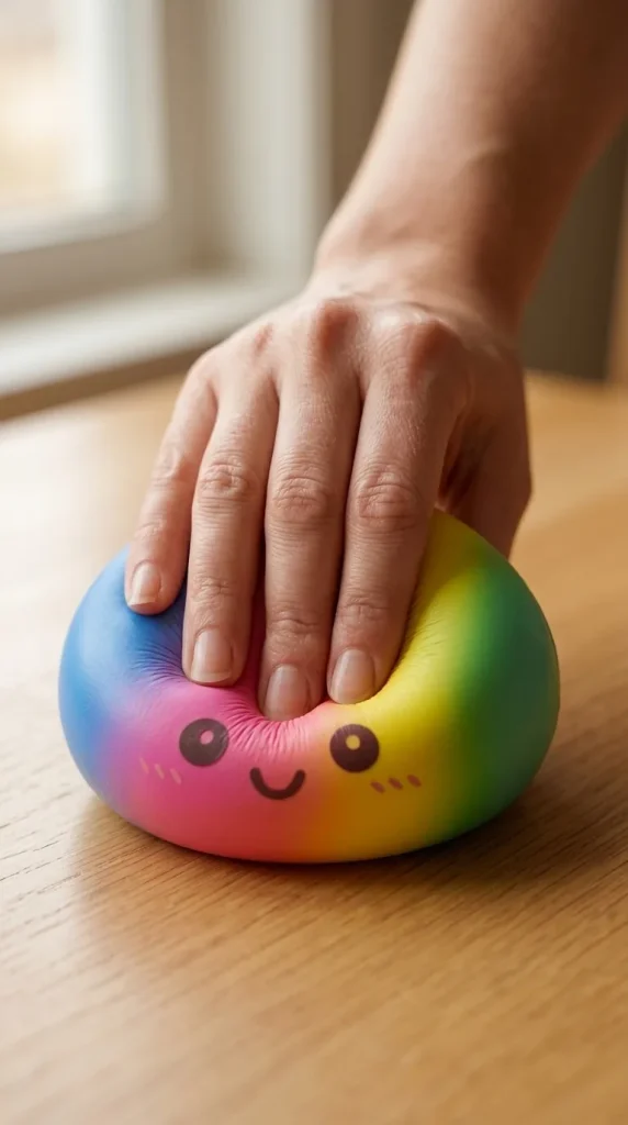 Rainbow Dumpling Squishy Gigante — squishy antistress slow-rise kawaii