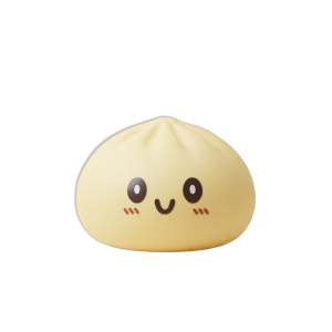 Squishy Dumpling Giallo Gigante Jumbo — squishy antistress slow-rise kawaii