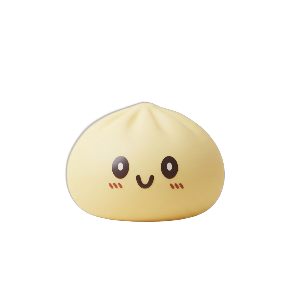 Squishy Dumpling Giallo Gigante Jumbo — squishy antistress slow-rise kawaii